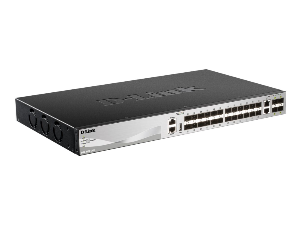 D-Link Dgs-3130-30S, Managed, L3, Rack-Einbau