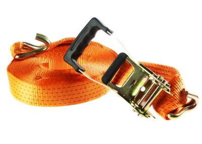 Lastestrop 5000 kg, 50mm x 12m - Orange m/skralde & J-krog - lastekapacitet 2500kg | Verktyg & Verkstad - För verkstaden - Lyftanordningar | GameStuff