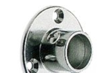 Flänsstång 200 cm med 2 djupa flänsar och 12 gardinringar. Krom | VVS Artiklar - Rör & Kopplingar - Tryckrör och rördelar | GameStuff