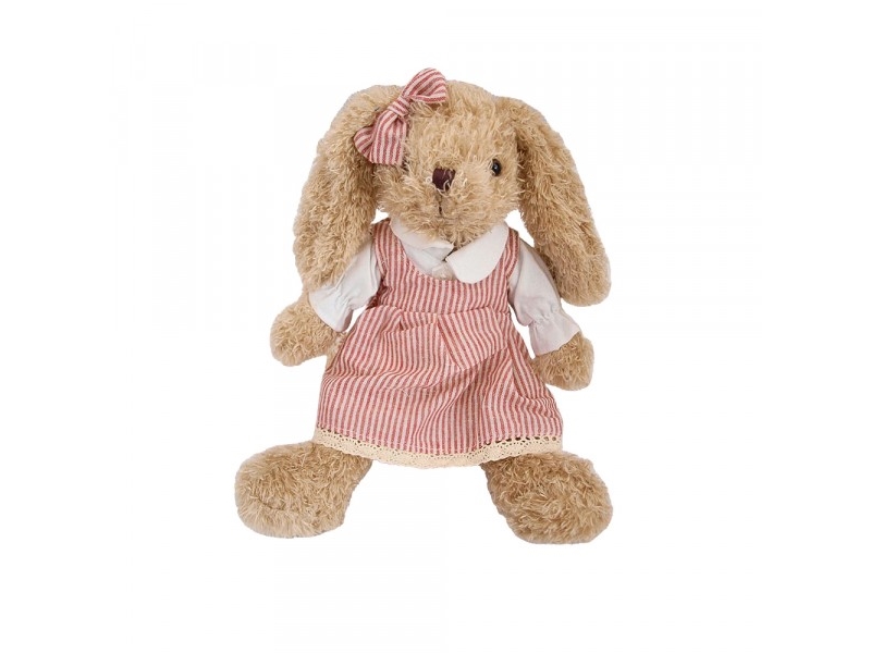 Plush Rosalie Rabbit In Dress 30 Cm