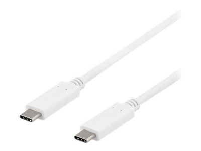 Deltaco Usbc-1407 - Usb-Kabel - Usb-C (Han) Til Usb-C (Han) - Usb 3.1 Gen 2 - 1 M - Sort