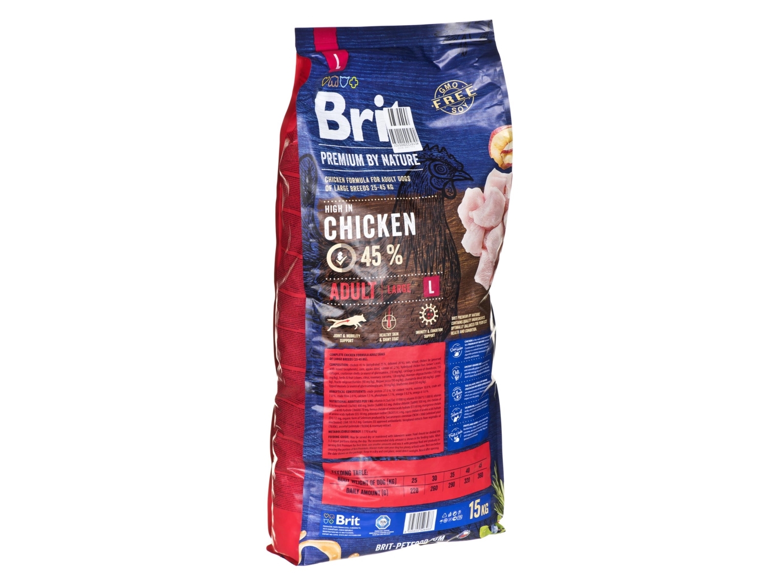 Brit 8595602526468, Adult, Groß (26-44 Kg), Huhn, 15 Kg