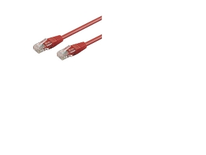 Goobay 0.25M 2Xrj-45 Cable, 0,25 M, Cat6, Rj-45, Rj-45, Rot