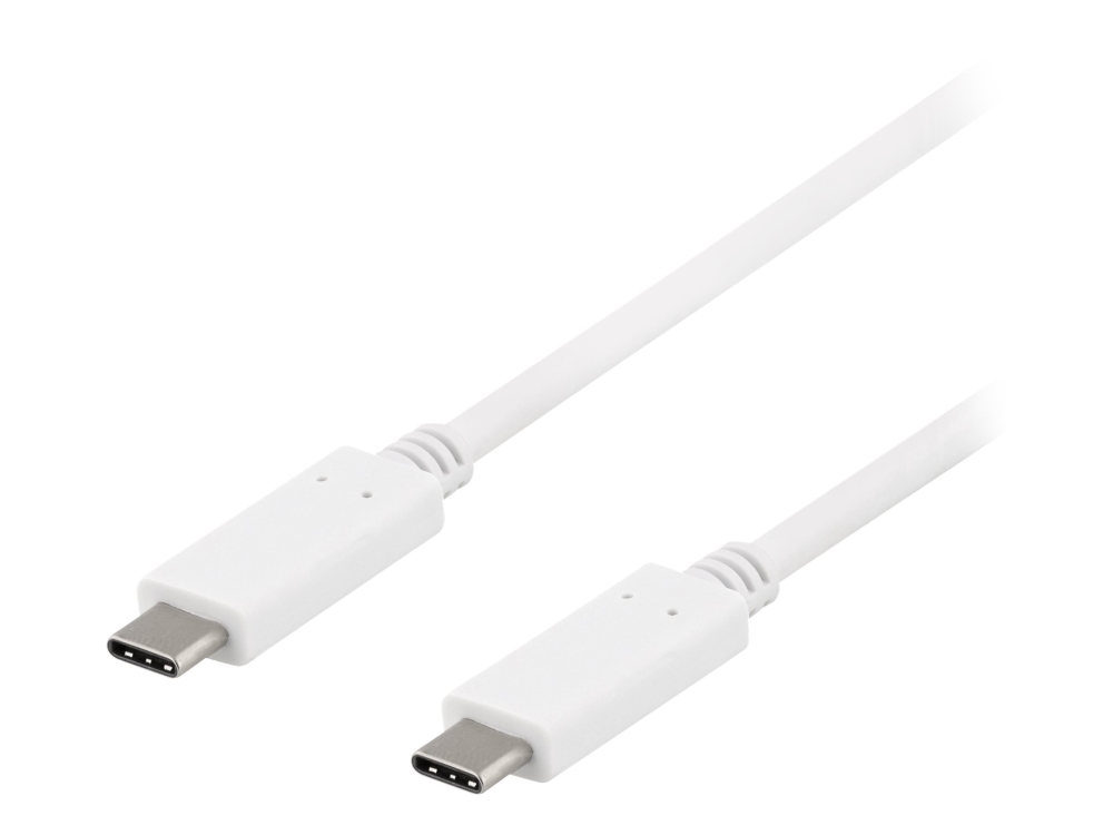 Deltaco Usbc-1406, 0,5 M, Usb C, Usb C, Usb 3.2 Gen 2 (3.1 Gen 2), 10 Gbit/S, Weiß