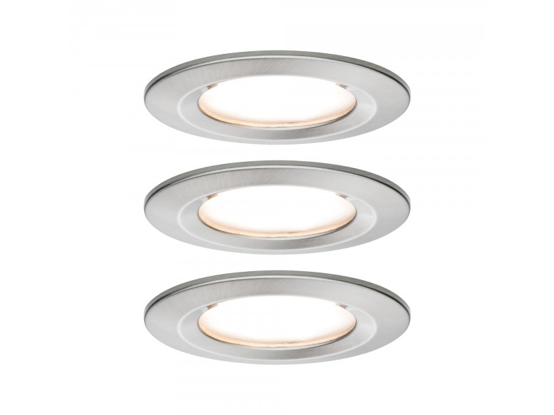 Paulmann 934 Indbygget Lysplade Pærer Led 2700 460 Metallic