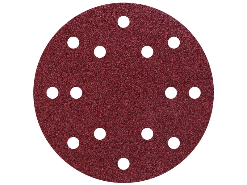 Wolfcraft Gmbh Easy-Fix, Slibeskive, Metal, Plast, Træ, Ceramic Fibre, Rød, 15 Cm, 10 Stk
