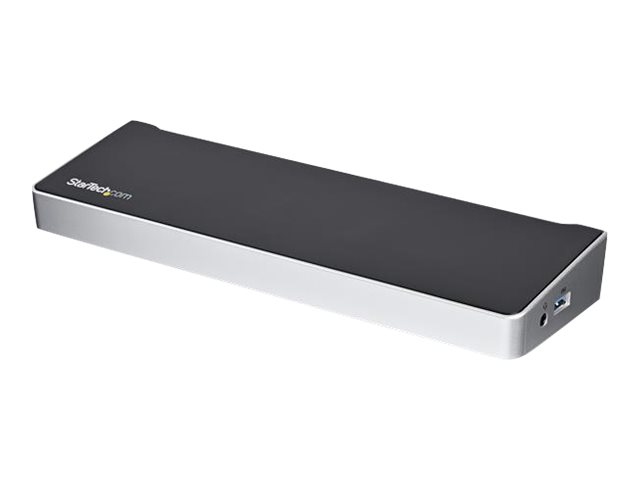 Startech.Com 4K Usb-C Dock, Dreifach Uhd 4K Monitor Dockingstation, Mac & Windows, Usb-C Zu Hdmi & Displayport, 100W Power Delivery, 5X Usb 5Gbps Hub