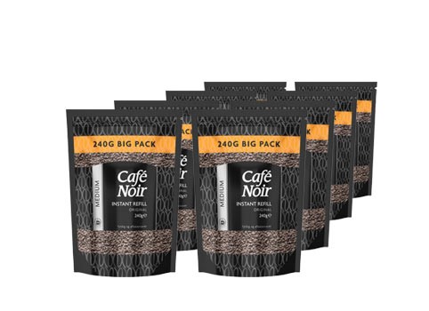 Kaffe Café Noir Instant refill 240g - (240 gram pr. pose x 9 poser)