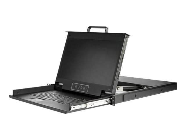 Startech Rackmount Kvm Console Hd 1080P, Single Port Vga Kvm With 17" Lcd Monitor For Server Rack, Fully Featured 1U Lcd Kvm Drawer With Cables & Har