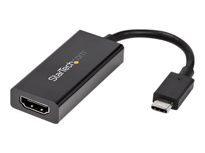 Startech Usb 3.1 Type C To Hdmi Adapter With Hdr - 4K 60Hz - Tb3 Compatible - Windows & Mac Compatible Black Usb C To Hdmi Monitor Converter (Cdp2hd4