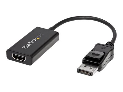 Startech.Com Displayport-Auf-Hdmi-Adapter Mit Hdr - 4K 60 Hz - Schwarz, 0,122 M, Displayport, Hdmi Typ A (Standard), Männlich, Weiblich, Gerade