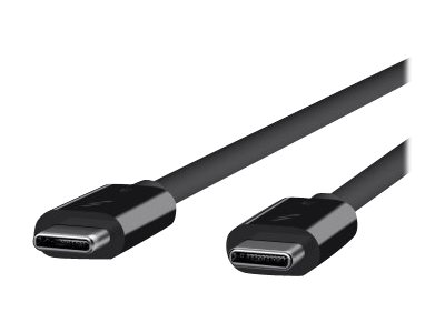 Belkin Thunderbolt 3 - Thunderbolt Kabel - Usb-C (Han) Til Usb-C (Han) - Usb 3.1 Gen 2 / Thunderbolt 3 / Displayport 1.2 - 50 Cm - Sort - For P/N: F4