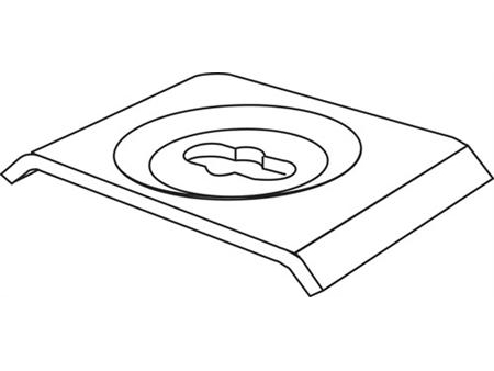 LEGRAND Spännplatta för gallerbrickaCE 40Värmgalvaniserad - (25 st.) | EL Artiklar - Vägar & tillägg - Avancemang material | GameStuff