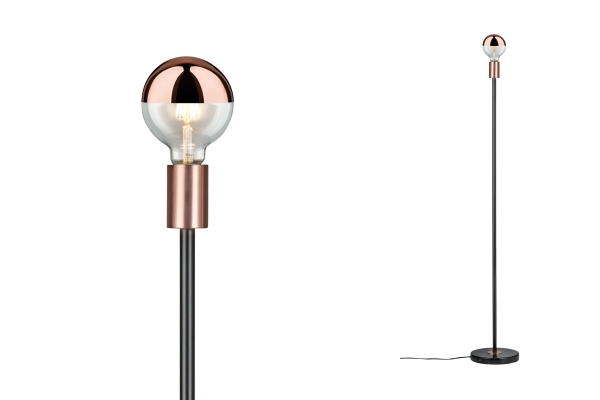 Paulmann 796.14, Musta, Kuparin väri, Olohuone, Marmori, Metalli, II, E27, 1 polttimo(t)