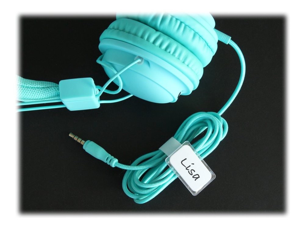 Label The Cabel Mini - Hvid - Pakning Med 10