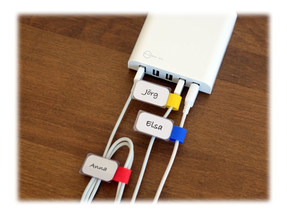 Label-The-Cable Mini, Synthetisch, Mehrfarbig, 90 Mm, 11 Mm, 3 Mm, 10 Stück(E)