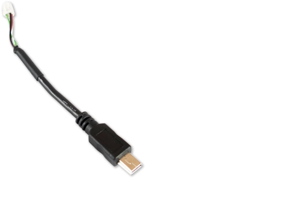 Elatec Cab-M1, 0,12 M, Mini-Usb B, Schwarz
