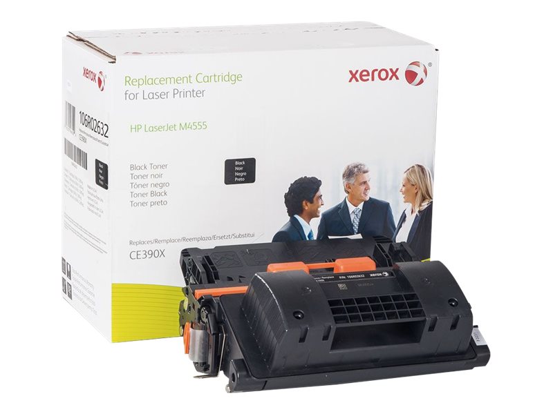 Xerox Tonerpatrone Schwarz. Entspricht Hp Ce390x. Mit Hp Laserjet 600 M602, Laserjet 600 M603, Laserjet M4555 Mfp Kompatibel, 24000 Seiten, Schwarz,