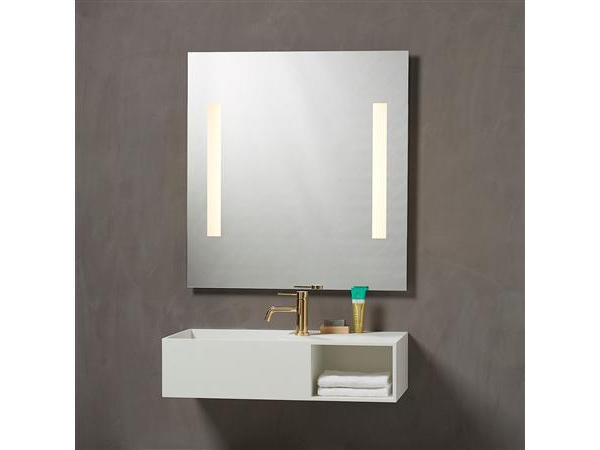 Spegel GODHAVN LED 15W/830 badrumsspegel med 2 ljusfält 800X850X34,5mm | Belysning - Inomhusbelysning - Infälld spotlight | GameStuff