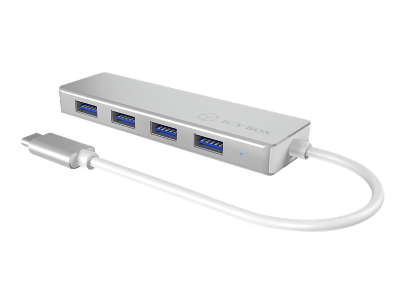 Icy Box Ib-Hub1425-C3, 4 Port Usb 3.2 Gen 1 Type-C Hub, 1X Type-C Zu 4X Type-A, Usb 3.2 Gen 1 (3.1 Gen 1) Type-C, Usb 3.2 Gen 1 (3.1 Gen 1) Type-A,