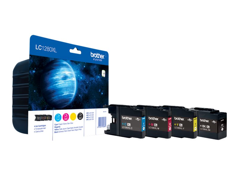 Brother Lc1280xlvalbp, 2400 Seiten, 1200 Seiten, 4 Stück(E), Multipack