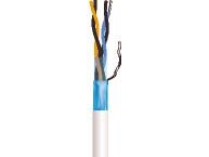 NEXANS signalkabel skärmad, halogenfri 2x2x0,6 mm PTS vit spole kabeldiameter 5 mm - (100 meter) | Ledningar - låg ström | GameStuff
