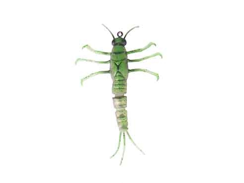 Sg 3D Tpe Mayfly Nymph 5Cm 2.5G 1Pcs 03-Green