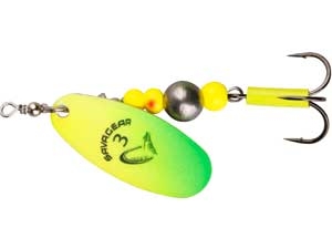 SG Caviar Spinner #3 9.5g 07-Fluo Yellow / Chartreuse | Utomhus - Fiskeredskap - Drag | GameStuff