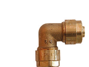 Gabotherm Vinkel 18X2 Mm - 90Gr.Med 2 Stk ½ Kobl.Med Nippel