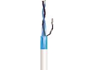 NEXANS Signalkabel skärmad, halogenfri1x2x0,6 mm PTS vit spole kabeldiameter 3,6 mm - (100 meter) | EL Artiklar - Andra EL - Röklarm | GameStuff