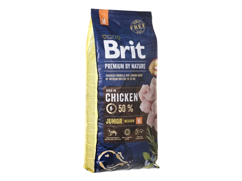 Brit Premium By Nature Junior M - Trockenfutter Für Hunde - 15Kg