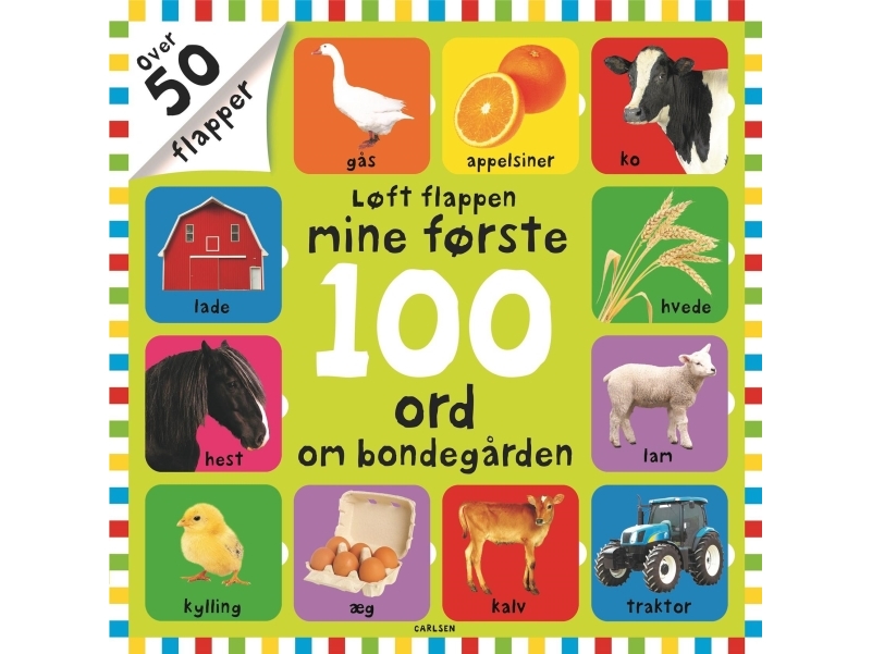 Løft flappen mine første 100 ord om bondegården