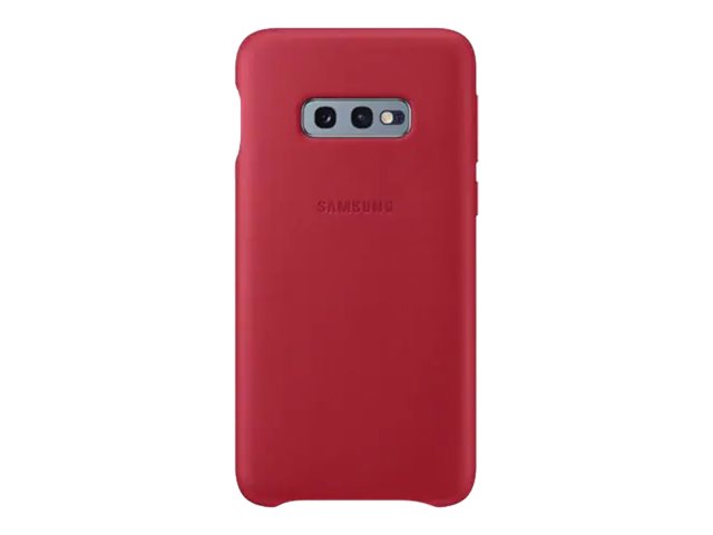 Samsung Leather Cover Ef-Vg970 - Beskyttelsescover Til Mobiltelefon - Læder - Rød - For Galaxy S10e, S10e (Unlocked), S10e Enterprise Edition