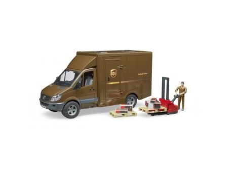 Bruder Mercedes-Benz Sprinter UPS with driver and accessories toy | Leksaker - Bilar och andra fordon | GameStuff