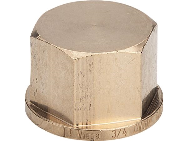 VIEGA Slutmuffe 1 1/2 rødgods