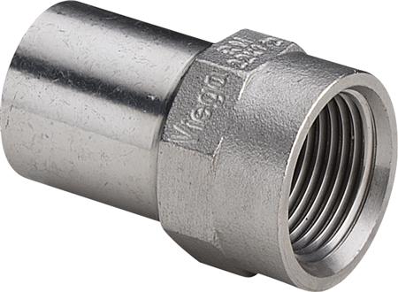 Viega Inox Indstiksstykke ¾"X28mm Inox, Rustfri Stål, Nippel/Muffe, Sc-Contur