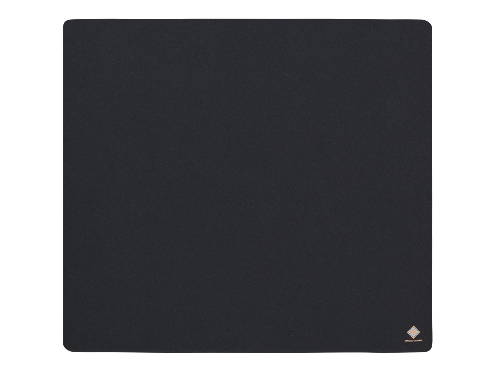 Deltaco Gam-063, Schwarz, Einfarbig, Stoff, Gummi, Anti-Rutsch-Basis, Gaming-Mauspad