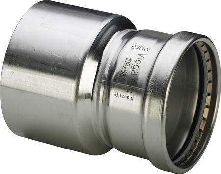 Alternativ bild 0 för Sanpress Inox XL reduktion 76,1 x 54 mm rustfrit stål