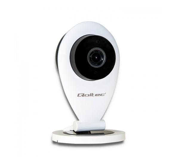 Qoltec 50226, Ip-Sicherheitskamera, Drinnen, Kabellos, Ak3918, Tisch/Bank, Weiß