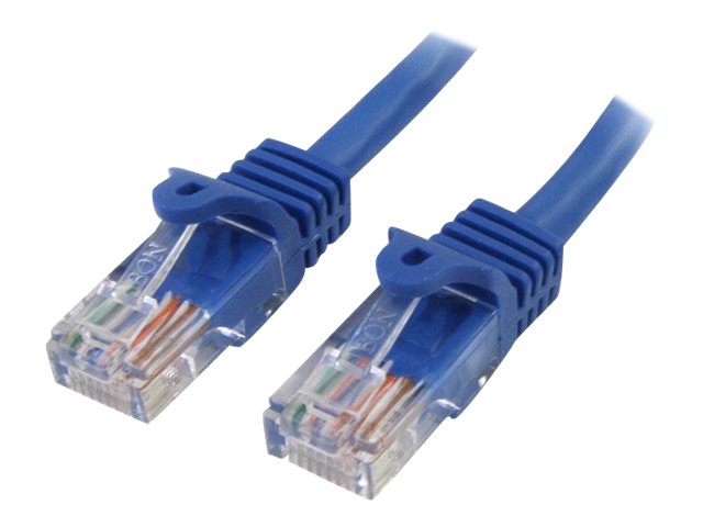 Startech.Com 5M Blue Cat5e / Cat 5 Snagless Patch Cable 5 M - Patchkabel - Rj-45 (Han) Bis Rj-45 (Han) - 5 M - Utp - Cat 5E - Knastfri - Blå