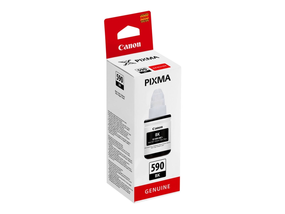 Canon Gi 590 Bk - 135 Ml - Sort - Original - Blækrefill - For Pixma G1500, G1501, G1510, G2500, G2501, G2510, G3500, G3501, G3510, G4410, G4500, G451