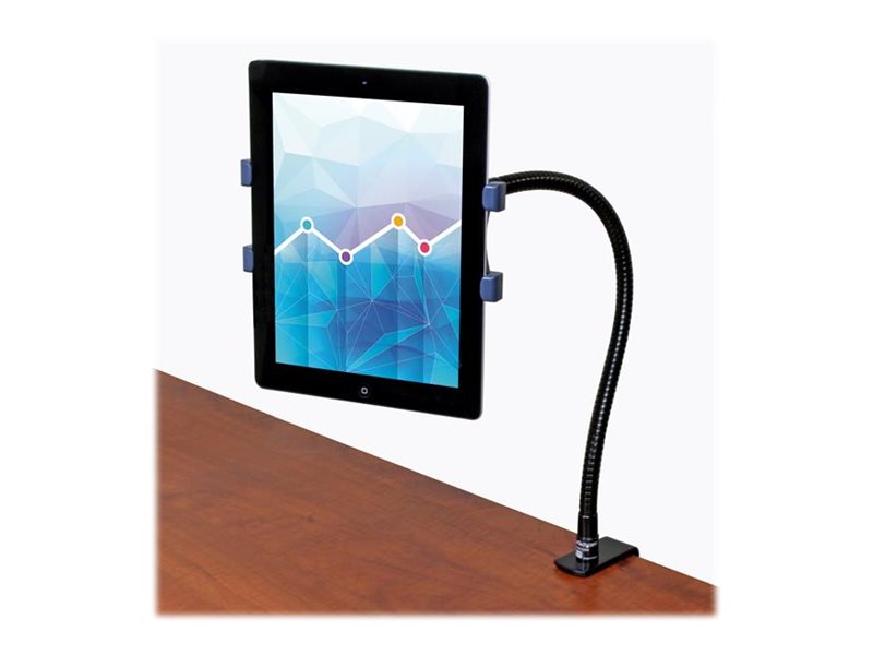 Startech.Com Schwanenhals Tablet Halter - Flexibel, Tablet/Umpc, Aktive Halterung, Indoor, Schwarz