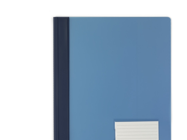 Durable Schnellhefter Transluzent, Blau, Pvc, A4, 1 Stück(E)