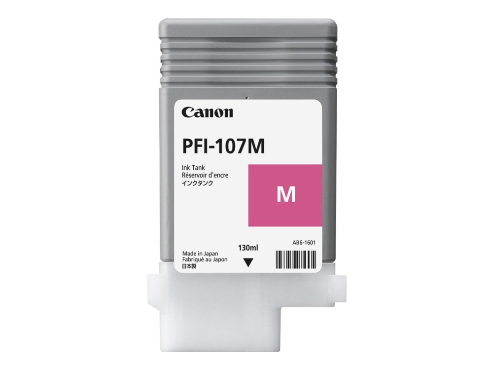 Canon PFI-107 M - 130 ml - magenta - original - bläcktank - för imagePROGRAF iPF670, iPF680, iPF685, iPF770, iPF780, iPF785 | Skrivare - Bläck, toner & förbrukningsvaror - Bläck | GameStuff