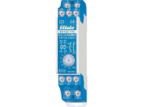 Eltako Stromstoß-Schalter Es12z-110, 1 Schließer + 1 Öffner 16 A Es12z-110 8 - 230 V/Uc 1 Schließer/1 Öffner 16 A 250 V/ (21110601)