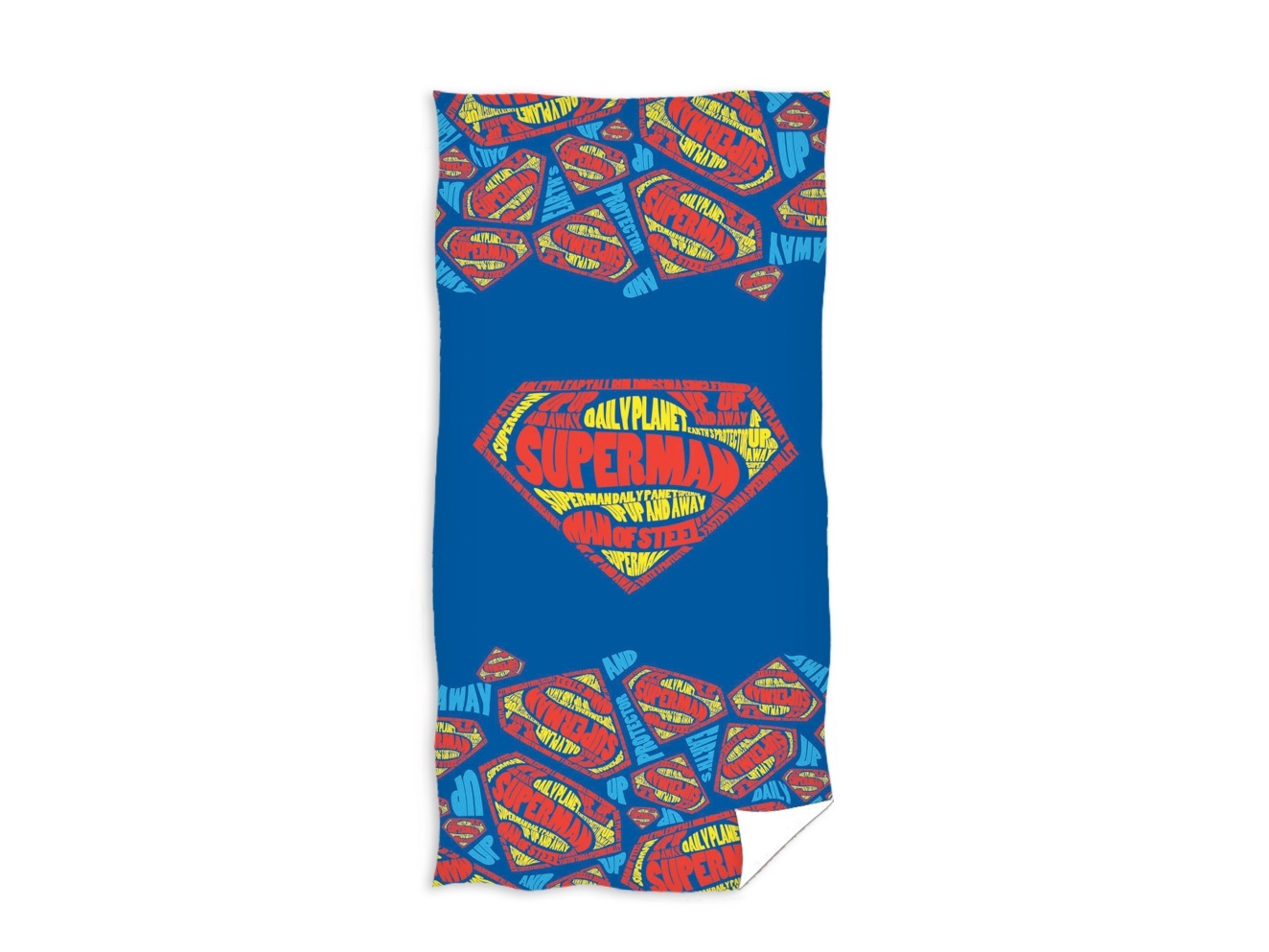 Superman Badetuch - 100 Prozent Baumwolle