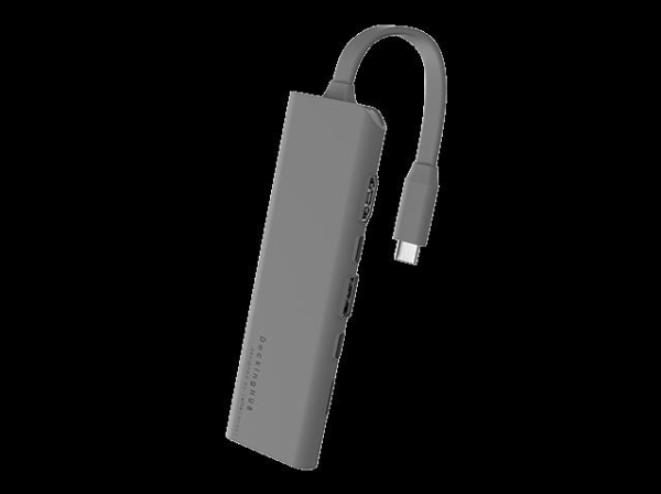 Kompiuterinė Įranga - Allocacoc Docking Hub Usb C Hdmi Usb A Micro Sd Pilka