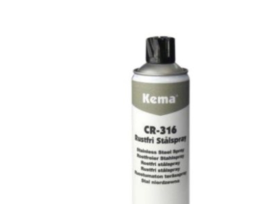 Kema Rustfri Stålspray Cr-316 - 500Ml Korrosionsbeskyttelse M/Rustfri Stålpigmenter