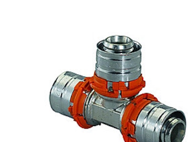 Mlc-Press-T-Stück 32-32-32Mm - Für Fußbodenheizung Und Warmwasser- Und Heizkörpersysteme