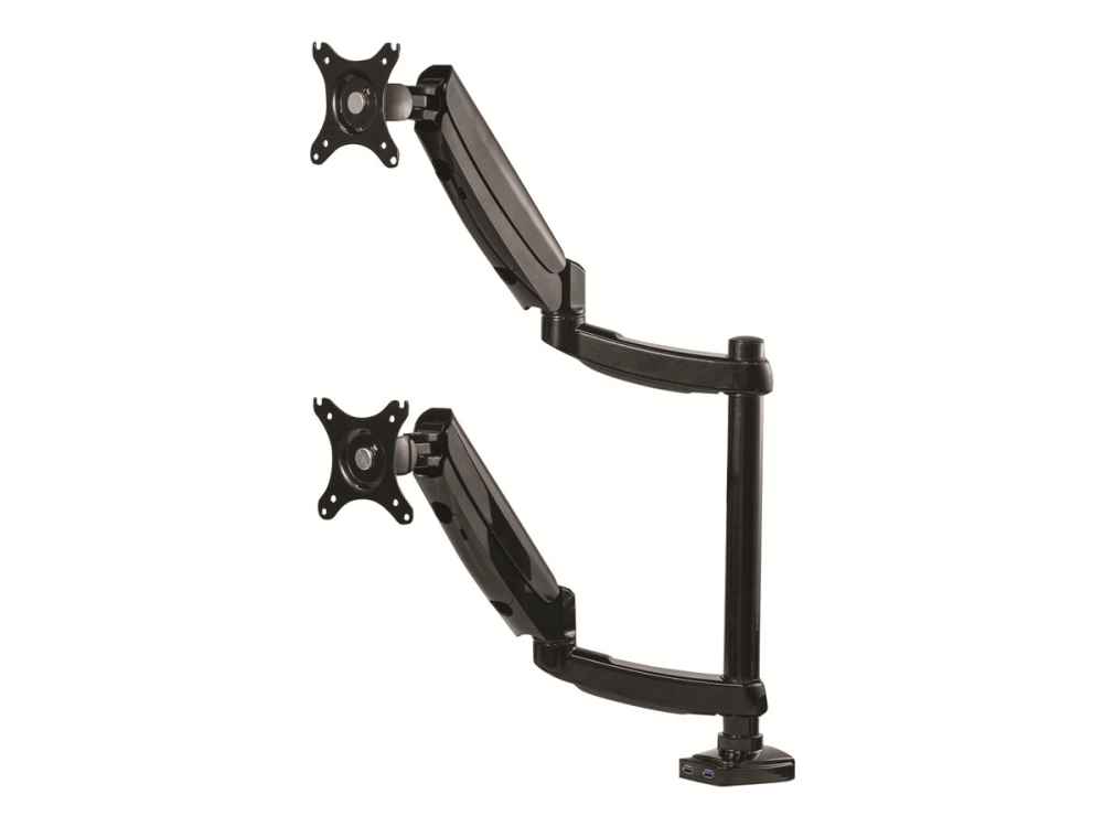 Fellowes Platinum Series 8043401, Clamp/Grommet, 8 kg, 81,3 cm (32), 75 x 75 mm, 100 x 100 mm, Musta